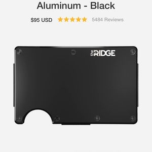 The Ridge Wallet with money clip